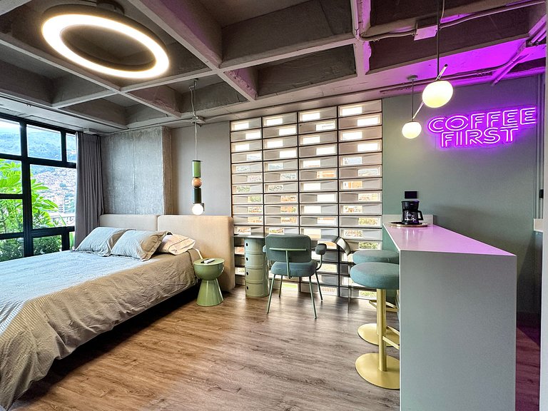 Suite 10B en Housinn Ayacucho, tipo estudio